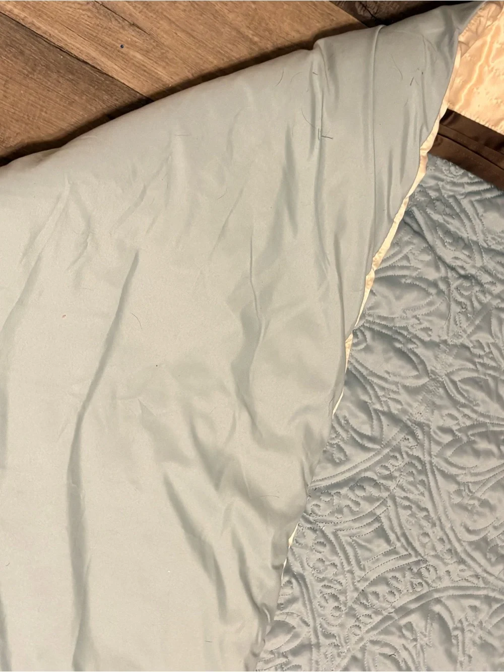 Chezmoi Collection Upland 7-Piece Comforter Set Queen Teal Brown Quilted